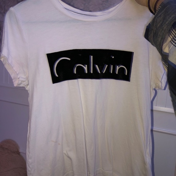 White Calvin Klein T-Shirt - Picture 2 of 4